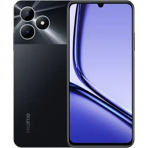 Realme Note 50 smartphone showcasing its modern design and high-performance features, captured in high resolution for a detailed view.