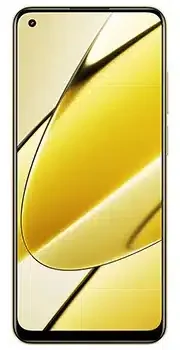 Realme 11 smartphone showcasing its sleek design and impressive features, captured in high resolution for a detailed view.