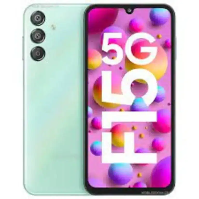 Samsung Galaxy F15 Samsung Galaxy F15 smartphone showcasing its sleek design and vibrant display, captured in high resolution for a detailed view.