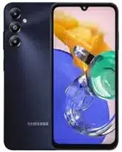 Samsung Galaxy M14 4G smartphone showcasing its sleek design and advanced features, captured in high resolution for a detailed view.