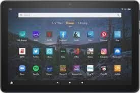 Amazon Fire HD 10 Plus (2021) tablet showcasing its sleek design and vibrant display, captured in high resolution for a detailed view