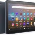 Amazon Fire HD 8 Plus (2020) tablet highlighting its sleek design and advanced features, captured in high resolution for a detailed view