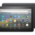 Amazon Fire HD 8 Plus (2020) tablet highlighting its sleek design and advanced features, captured in high resolution for a detailed view