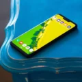 An image of the LG G8S ThinQ smartphone, showcasing its sleek design and vibrant display.