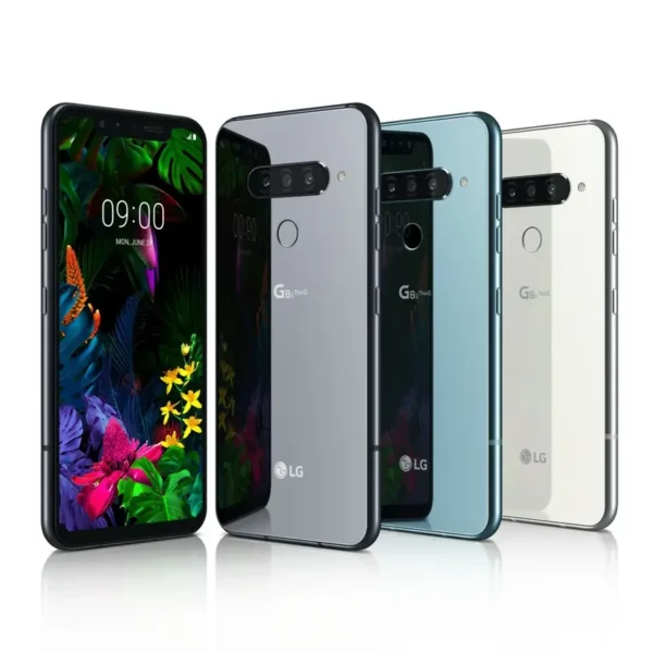 An image of the LG G8S ThinQ smartphone, showcasing its sleek design and vibrant display.