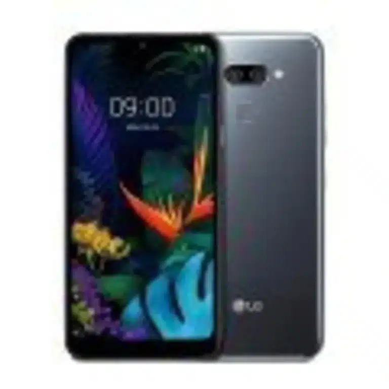 A sleek LG K50S smartphone featuring a large display and high-resolution cameras, symbolizing innovation and style in the world of mobile technology.