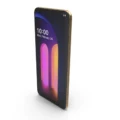 Image of the LG V60 ThinQ 5G UW smartphone, showcasing its sleek design and advanced features.