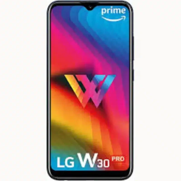 Image of the LG W30 Pro smartphone, showcasing its sleek design and vibrant display.