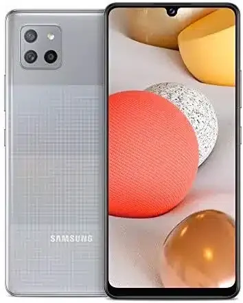 Samsung Galaxy A42 5G smartphone showcasing its sleek design and next-generation connectivity features, captured in high resolution for detailed viewing