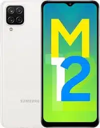 Samsung Galaxy M12 (India) smartphone showcasing its sleek design and advanced features, captured in high resolution for a detailed view