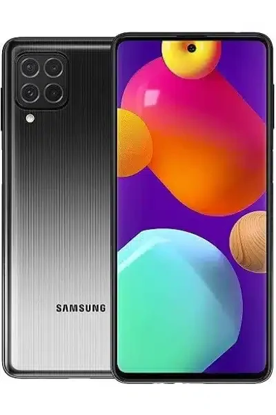 Samsung Galaxy M62 smartphone showcasing its sleek design and powerful performance, captured in high resolution for a detailed view