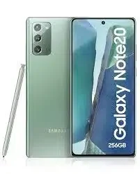 Samsung Galaxy Note20 smartphone displaying its sleek design and advanced features, captured in high resolution for detailed examination