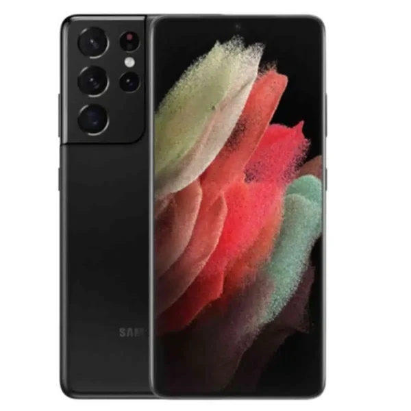 Samsung Galaxy S21 Ultra 5G smartphone showcasing its premium design and cutting-edge features, captured in high resolution for a detailed view