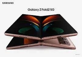 Samsung Galaxy Z Fold2 5G unfolded, showcasing its revolutionary foldable design and cutting-edge technology, captured in high resolution for detailed viewing
