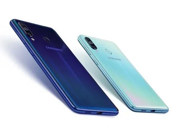 A sleek black smartphone resting on a reflective surface.