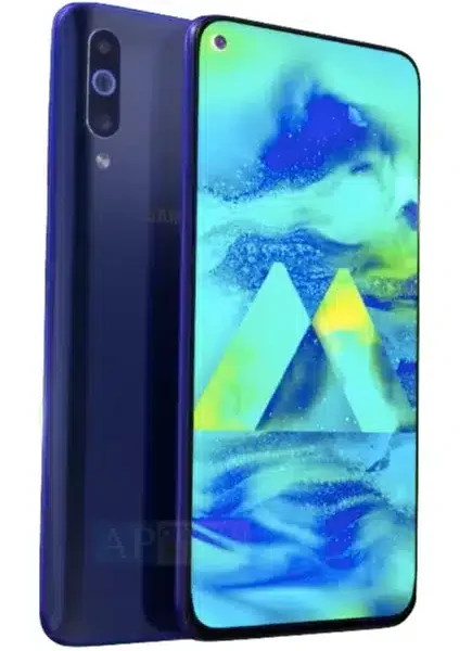 A sleek black smartphone resting on a reflective surface.