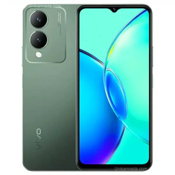 A sleek smartphone, the vivo Y18, featuring a vibrant display and powerful performance.