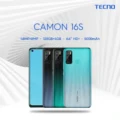 Tecno Camon 16 S smartphone with a 6.6-inch display and quad-camera system