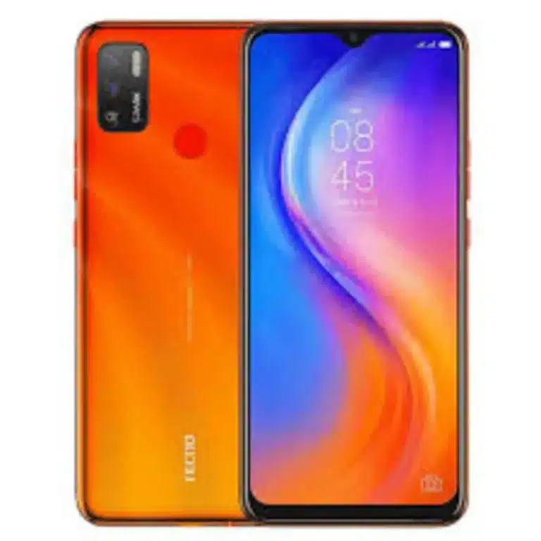 Tecno Spark 5 Air A Tecno Spark 5 Air smartphone with a large 7-inch display and AI dual rear camera setup, displayed on a clean, gradient background