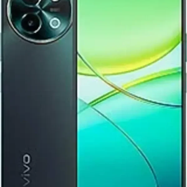 Vivo Y58 smartphone showcasing its sleek design and vibrant display.