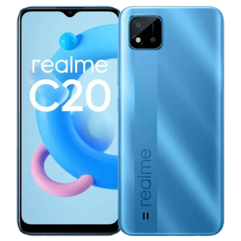 The essentials, elevated. Realme C20: Power that fits your pocket.