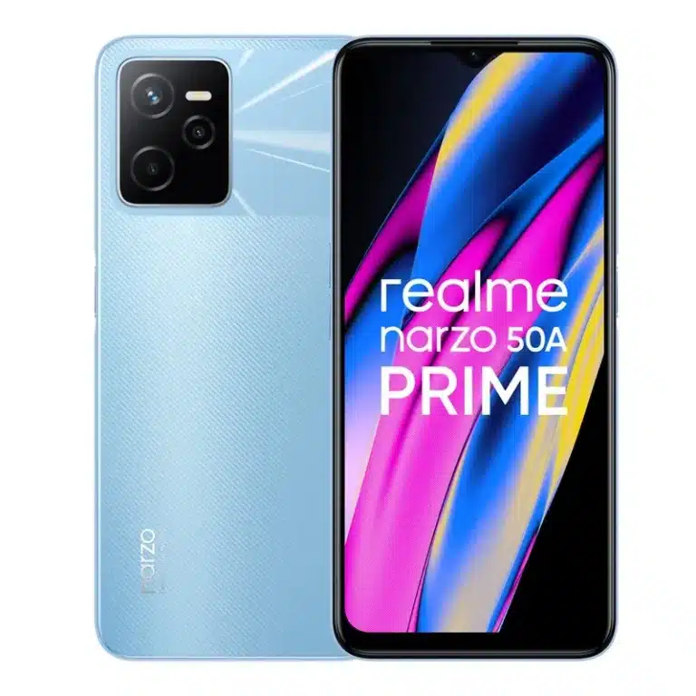 Introducing the Realme Narzo 50A Prime: big screen, big battery, big fun.