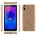 Tecno Camon iACE2 smartphone with a 5.5-inch HD+ display, dual rear cameras, and a sleek black design.