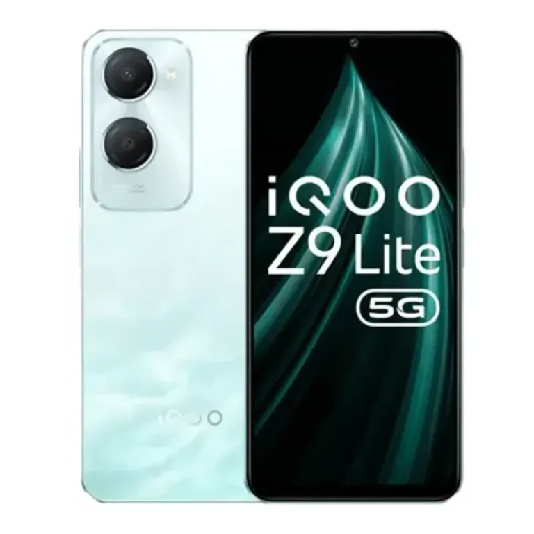 Vivo iQOO Z9 Lite smartphone featuring a sleek design with a high-resolution display and advanced camera system.