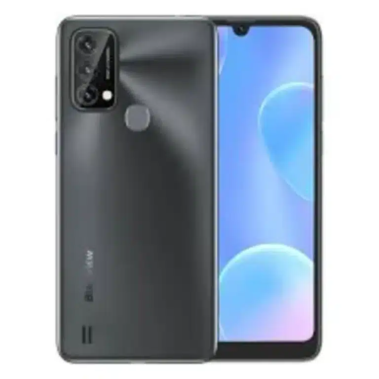 Blackview A50 Blackview A50 smartphone with a sleek black design, showcasing its modern aesthetics and durable build.