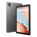 Blackview Tab 7 tablet with a compact design and clear display, emphasizing its portability and ease of use.