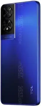 TCL 50 XE smartphone highlighting its compact design and advanced display.