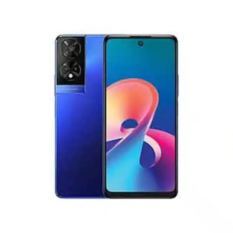 TCL 50 XE smartphone highlighting its compact design and advanced display.