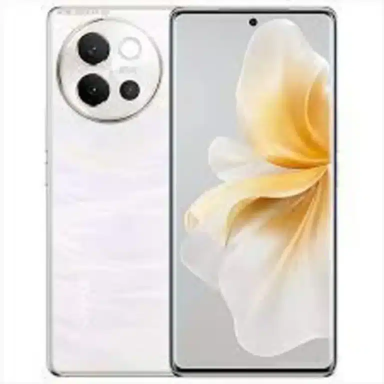 Vivo V40 Pro smartphone displayed with an edge-to-edge screen and a sleek back featuring a multi-camera system.
