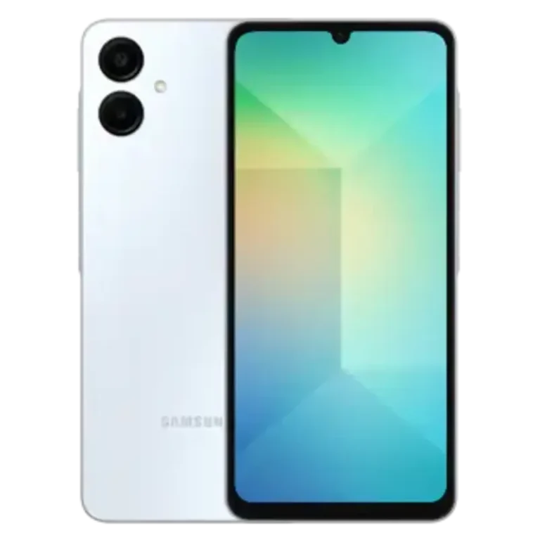 A sleek, black smartphone with a large display and a dual-camera setup on the back.