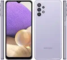 Samsung Galaxy A32 5G smartphone, sleek design, multiple colors