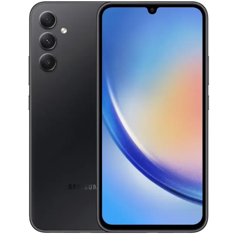 Samsung Galaxy A34 Samsung Galaxy A34 smartphone, sleek design, vibrant colors, large display