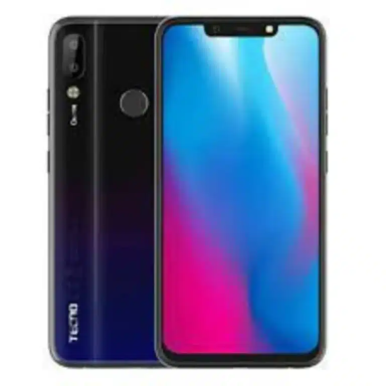 Tecno Camon 11 Pro smartphone showing the back with a multiple camera setup.
