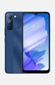 A Tecno Pop 5 LTE smartphone in a sleek, modern design.