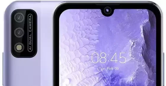 Tecno Pop 5S smartphone in a sleek black color, featuring a large display and dual rear cameras.