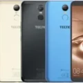 A Tecno Pouvoir 2 Pro smartphone with a black finish, showing the front and back of the device.