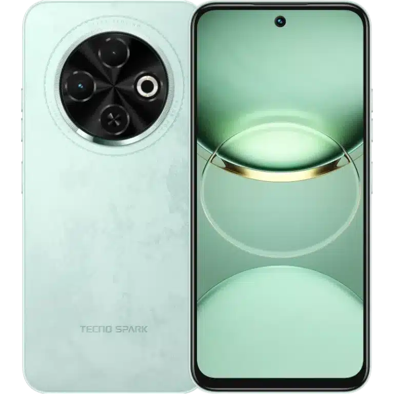 A sleek, modern smartphone with a large, vibrant display.