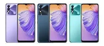 A photo of the Tecno Spark 8 smartphone, showcasing its sleek design and vibrant colors.