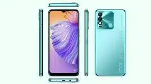 A photo of the Tecno Spark 8 smartphone, showcasing its sleek design and vibrant colors.