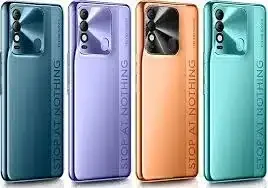 Tecno Spark 8T smartphone with a sleek design, large display, and multiple cameras.