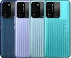 Tecno Spark Go 2022 smartphone with a sleek design and large display.