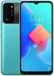 Tecno Spark Go 2022 smartphone with a sleek design and large display.