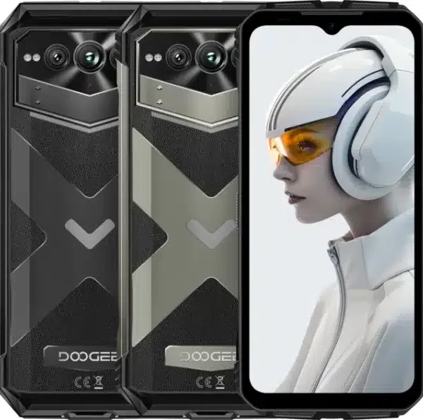Doogee V Max Pro side profile showcasing rugged and ergonomic design