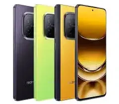 Realme Narzo 70 Turbo side profile showcasing its slim, ergonomic design