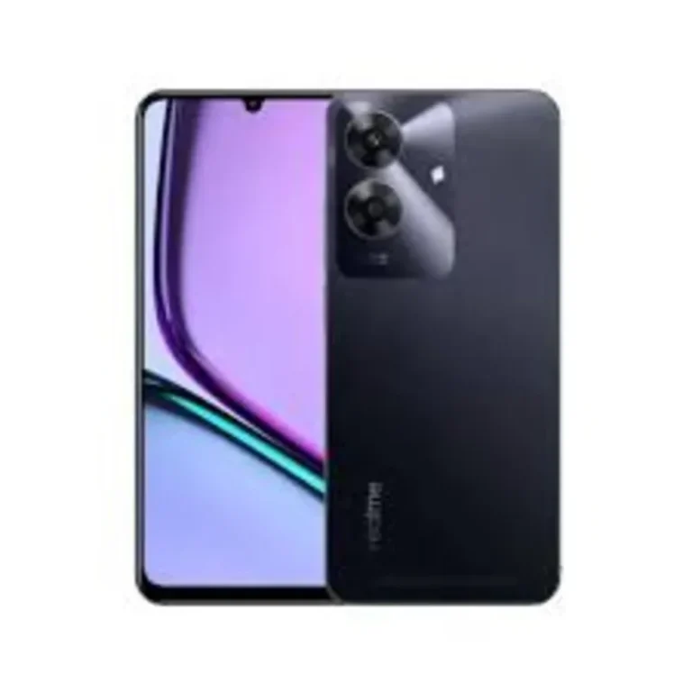 Realme Note 60 smartphone front display with high-resolution screen and edge-to-edge design