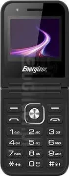 Energizer E246SC smartphone, front view, showcasing its compact design and display